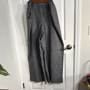 Women’s Gray Wide-leg Dress Pants